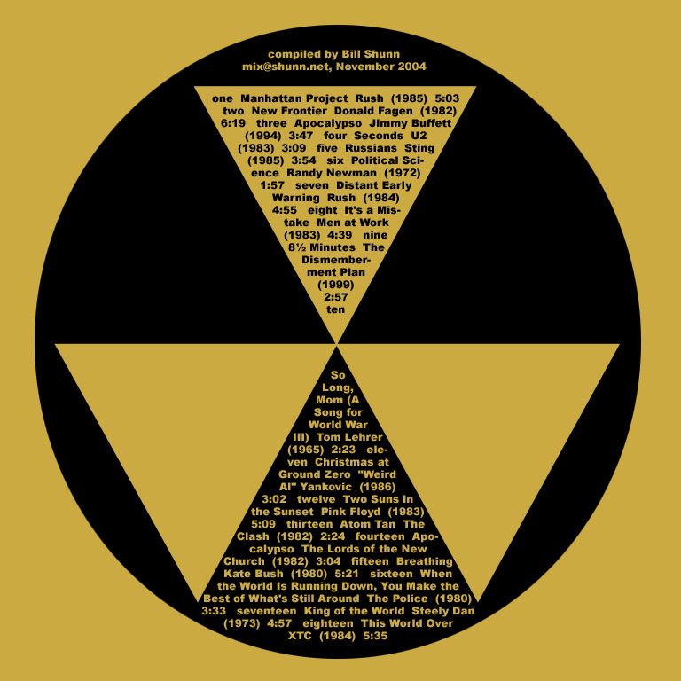 Gimme Shelter: Nuclear War Ballads from a Simpler Time