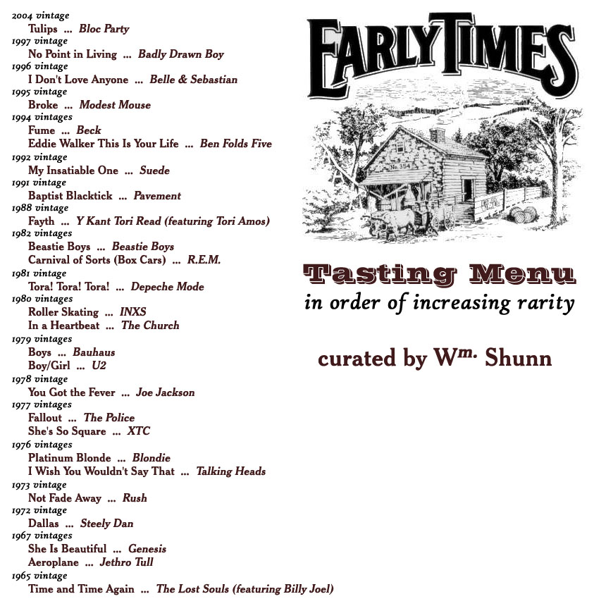 Early Times: Rare Samplings from Vintage Barrels