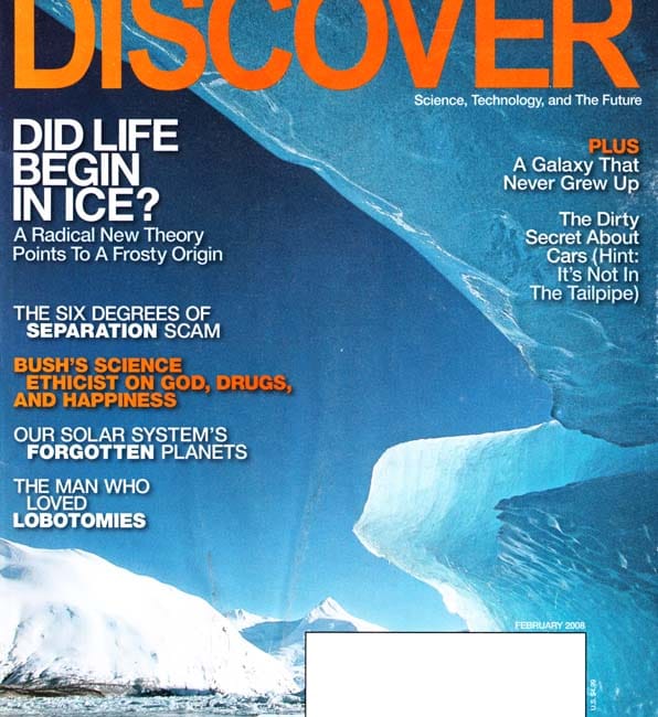 Discover Magazine, February 2008