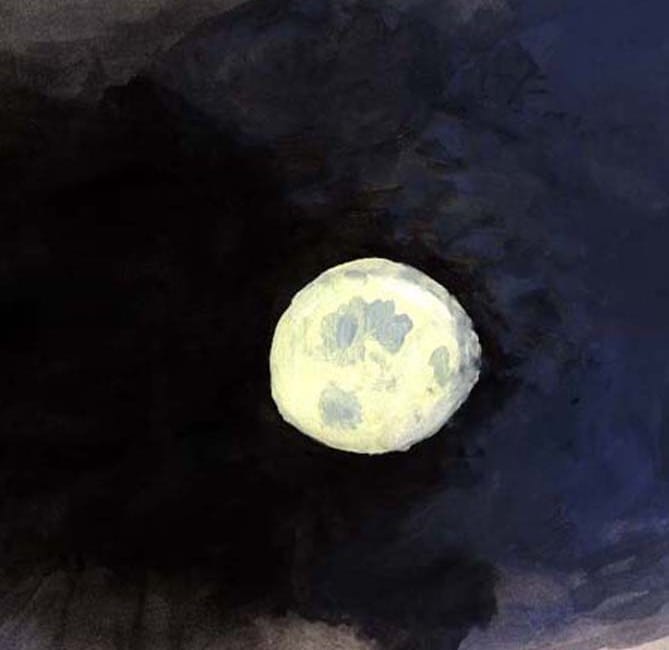 Painting the Moon Blue