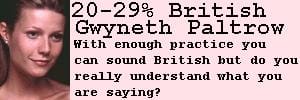 How British am I?