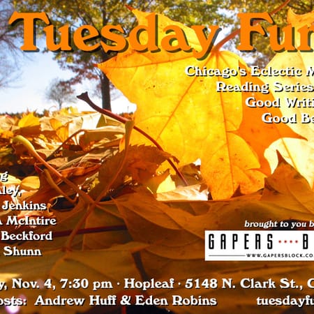 Image of: I have readings coming up in Chicago and Queens